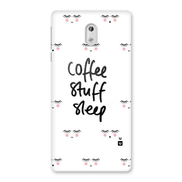 Coffee Stuff Sleep Back Case for Nokia 3