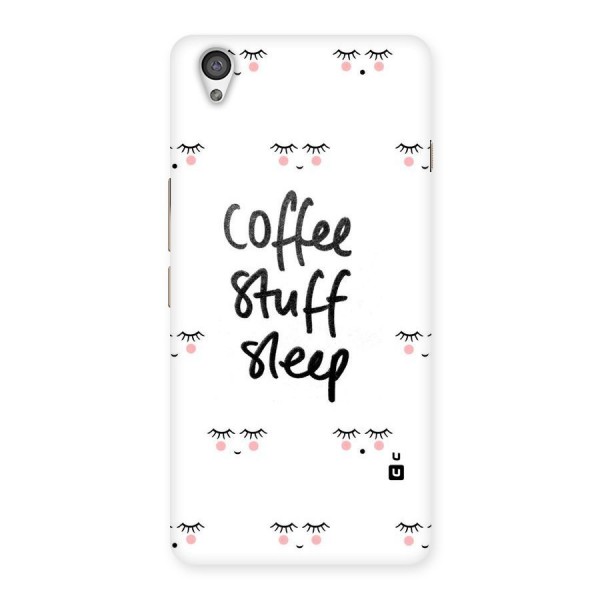Coffee Stuff Sleep Back Case for OnePlus X