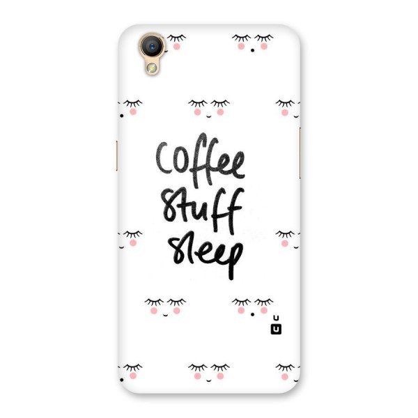 Coffee Stuff Sleep Back Case for Oppo A37
