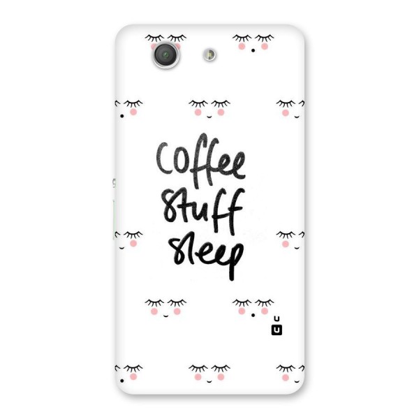 Coffee Stuff Sleep Back Case for Xperia Z3 Compact