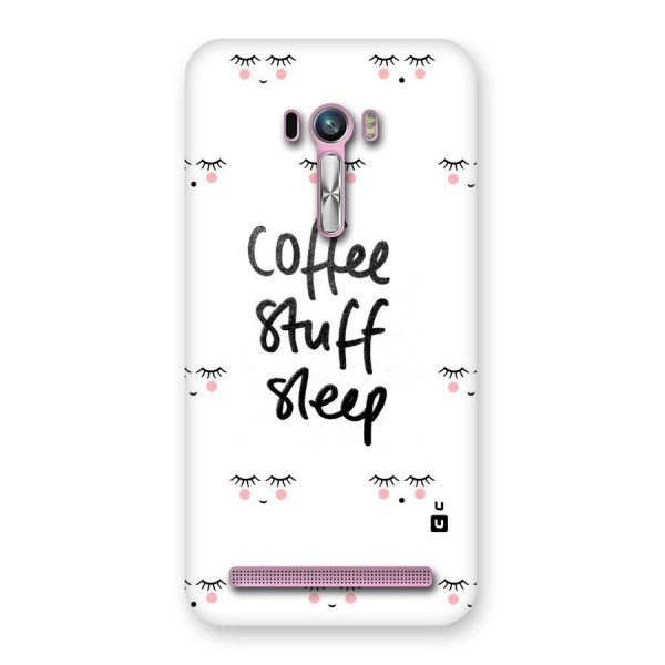 Coffee Stuff Sleep Back Case for Zenfone Selfie