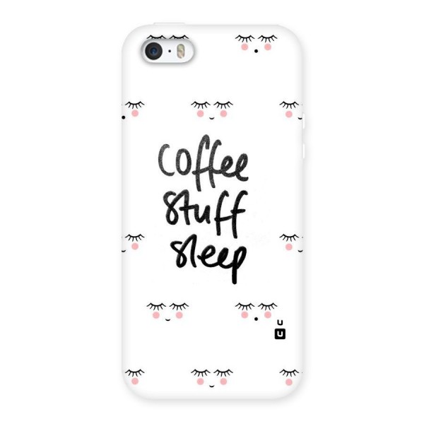 Coffee Stuff Sleep Back Case for iPhone 5 5S