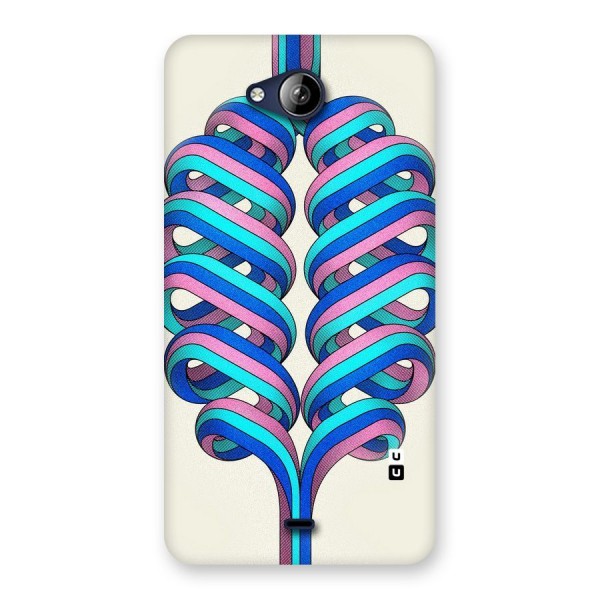 Coil Abstract Pattern Back Case for Canvas Play Q355