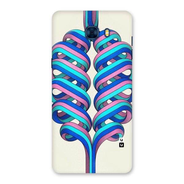 Coil Abstract Pattern Back Case for Galaxy C7 Pro