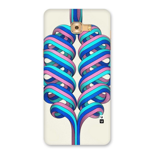 Coil Abstract Pattern Back Case for Galaxy C9 Pro