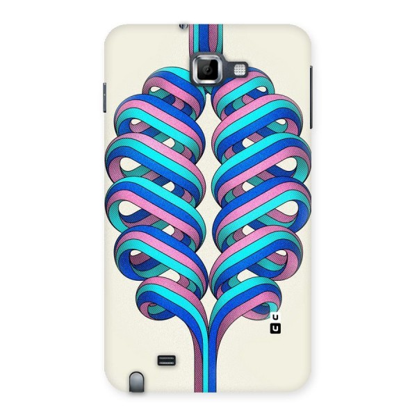 Coil Abstract Pattern Back Case for Galaxy Note