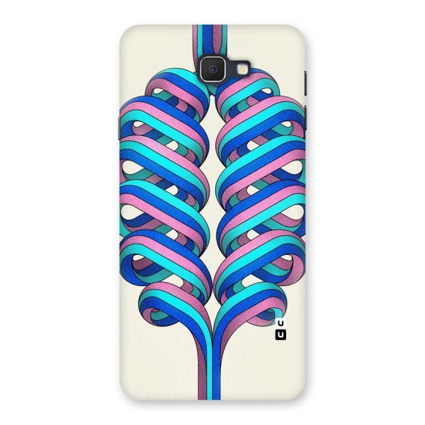 Coil Abstract Pattern Back Case for Galaxy On7 2016