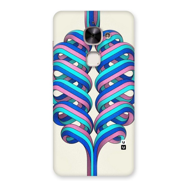 Coil Abstract Pattern Back Case for Le 2