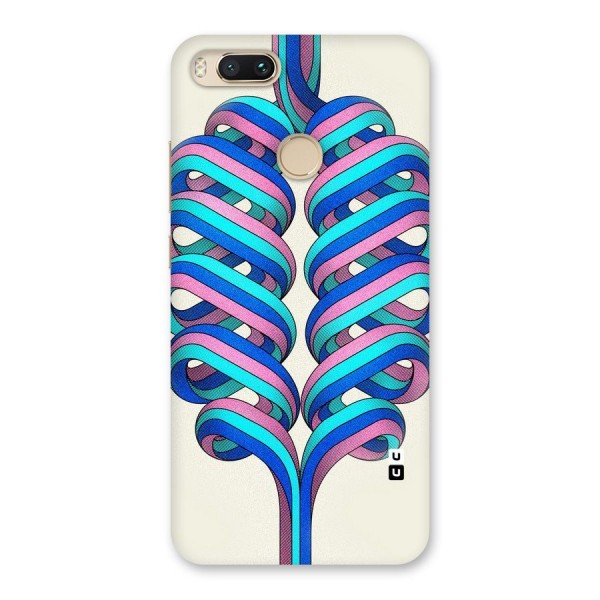 Coil Abstract Pattern Back Case for Mi A1