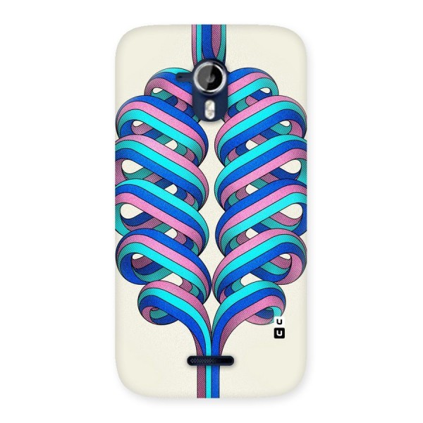 Coil Abstract Pattern Back Case for Micromax Canvas Magnus A117