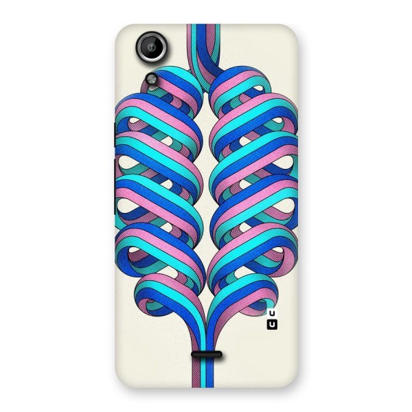 Coil Abstract Pattern Back Case for Micromax Canvas Selfie Lens Q345