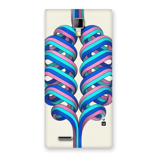 Coil Abstract Pattern Back Case for Micromax Canvas Xpress A99