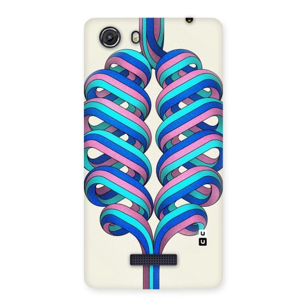Coil Abstract Pattern Back Case for Micromax Unite 3