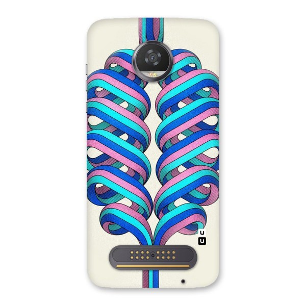 Coil Abstract Pattern Back Case for Moto Z2 Play