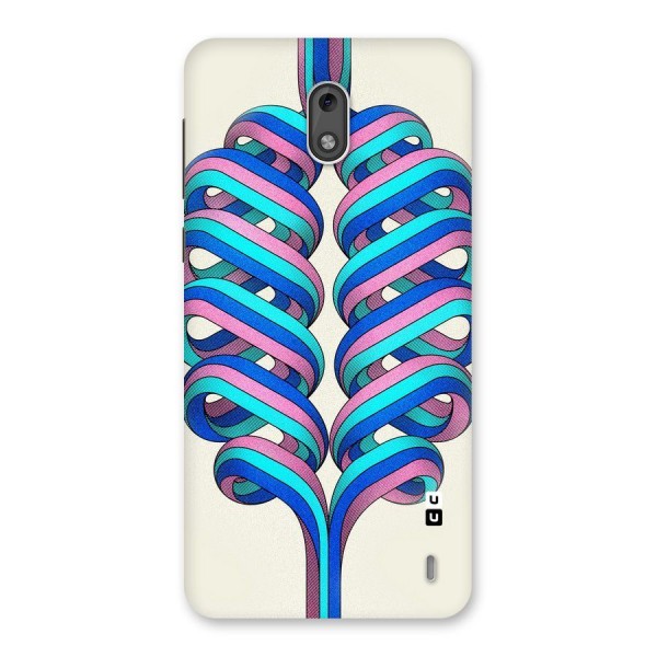 Coil Abstract Pattern Back Case for Nokia 2
