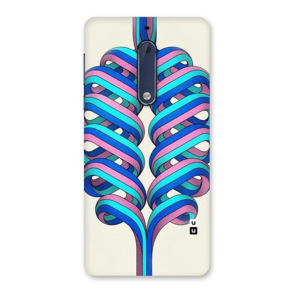 Coil Abstract Pattern Back Case for Nokia 5