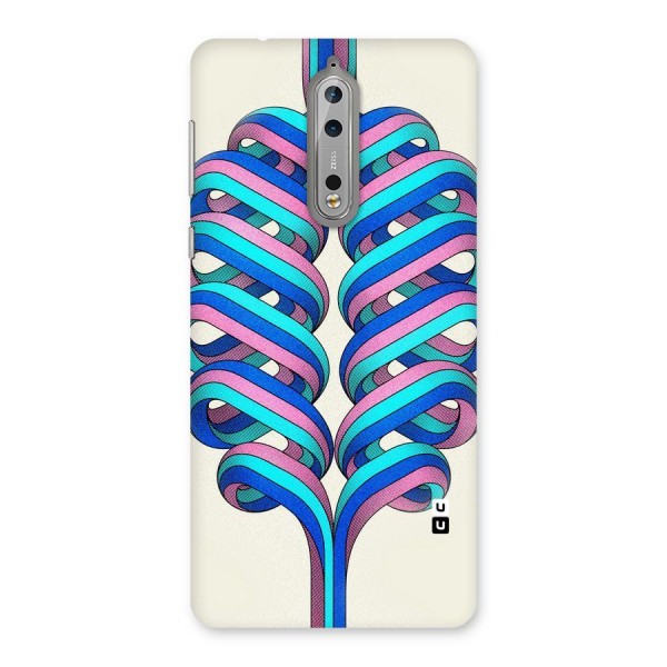 Coil Abstract Pattern Back Case for Nokia 8