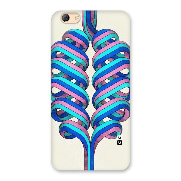 Coil Abstract Pattern Back Case for Oppo F3 Plus