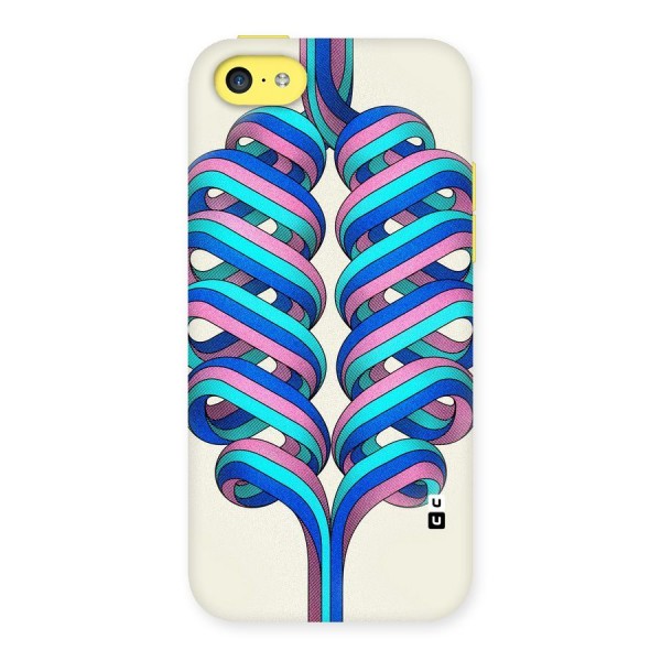 Coil Abstract Pattern Back Case for iPhone 5C