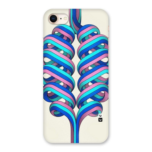 Coil Abstract Pattern Back Case for iPhone 8