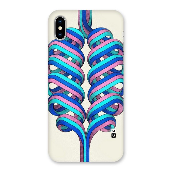 Coil Abstract Pattern Back Case for iPhone XS