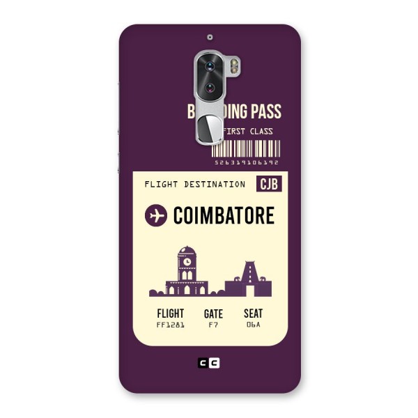 Coimbatore Boarding Pass Back Case for Coolpad Cool 1