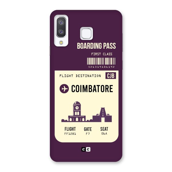Coimbatore Boarding Pass Back Case for Galaxy A8 Star