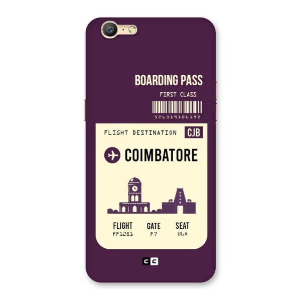 Coimbatore Boarding Pass Back Case for Oppo A39
