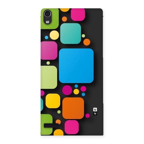 Color Boxes Abstract Back Case for Ascend P6