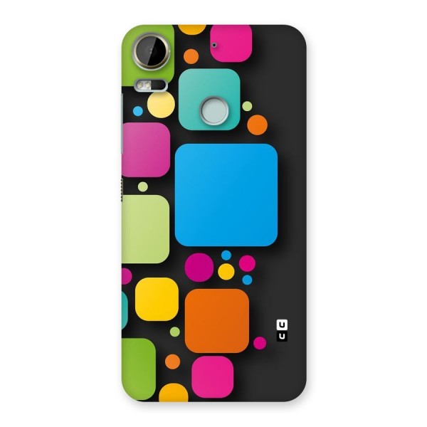 Color Boxes Abstract Back Case for Desire 10 Pro