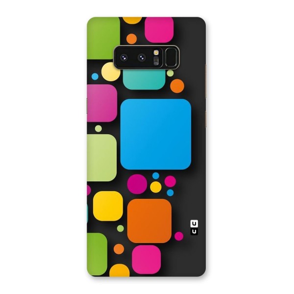 Color Boxes Abstract Back Case for Galaxy Note 8