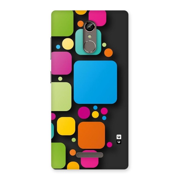 Color Boxes Abstract Back Case for Gionee S6s