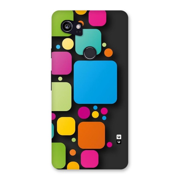 Color Boxes Abstract Back Case for Google Pixel 2 XL