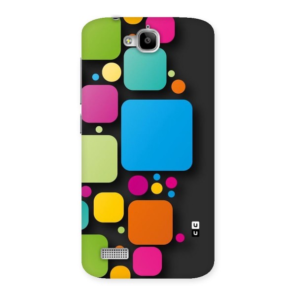 Color Boxes Abstract Back Case for Honor Holly