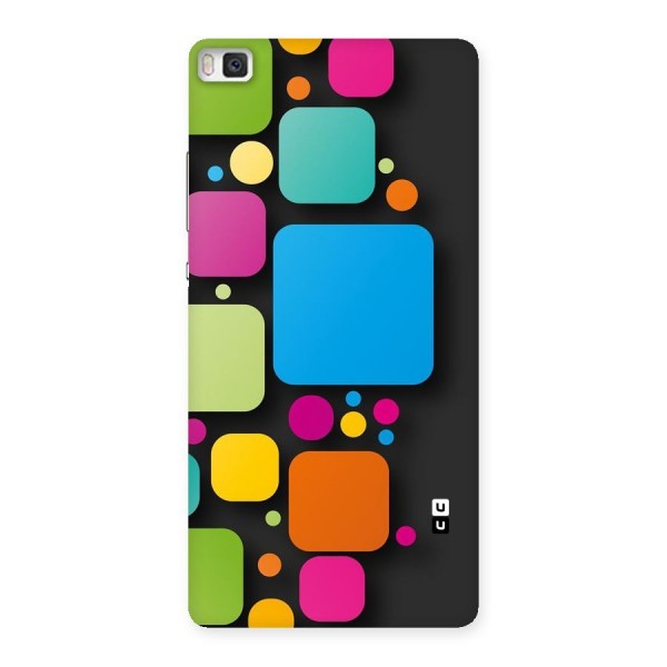 Color Boxes Abstract Back Case for Huawei P8