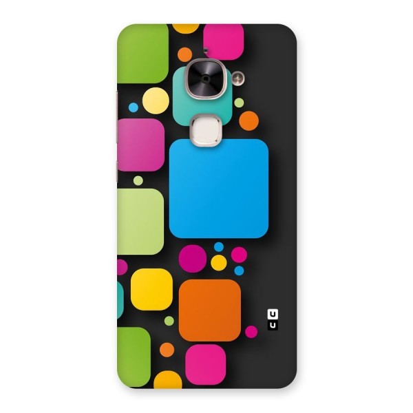 Color Boxes Abstract Back Case for Le 2