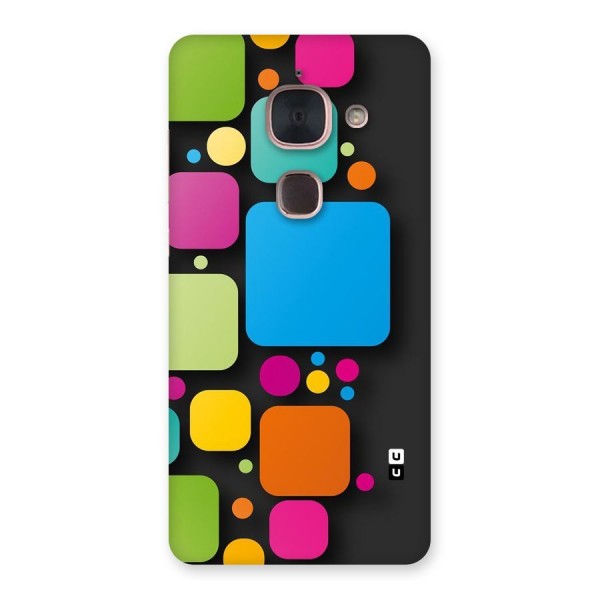 Color Boxes Abstract Back Case for Le Max 2