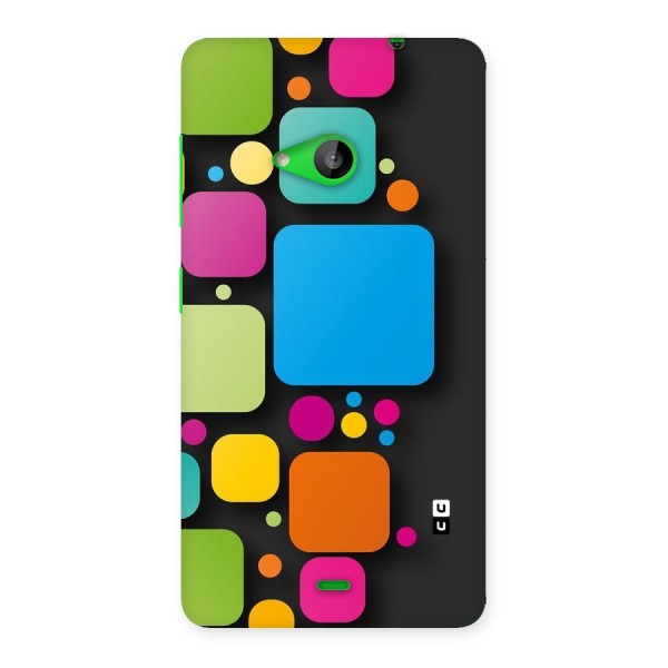 Color Boxes Abstract Back Case for Lumia 535