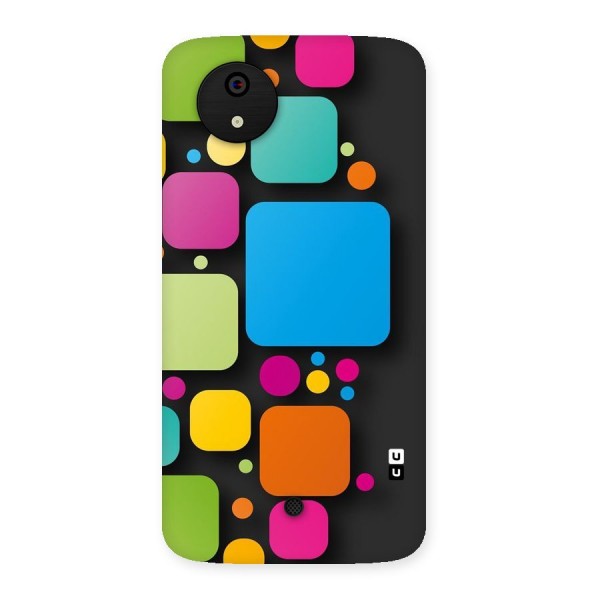Color Boxes Abstract Back Case for Micromax Canvas A1