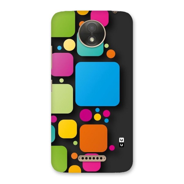 Color Boxes Abstract Back Case for Moto C Plus