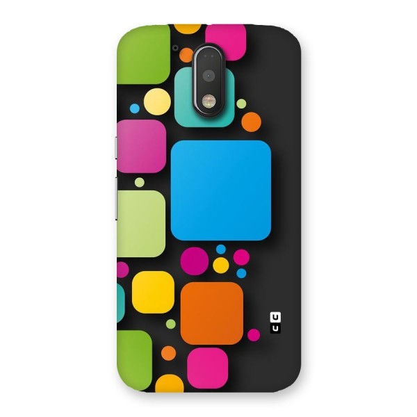 Color Boxes Abstract Back Case for Motorola Moto G4