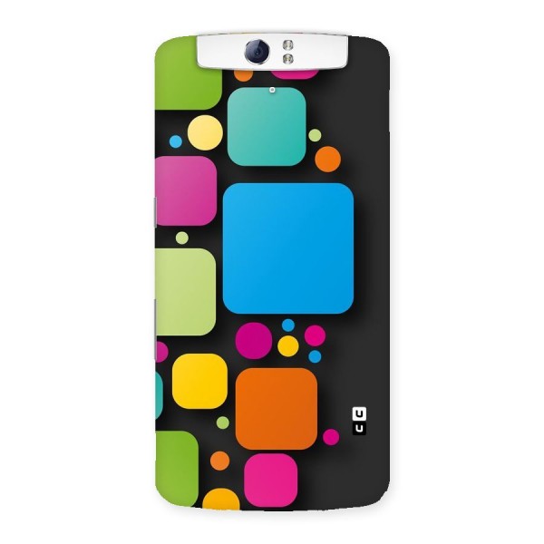 Color Boxes Abstract Back Case for Oppo N1