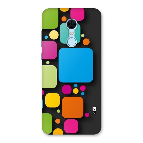 Color Boxes Abstract Back Case for Redmi Note 5