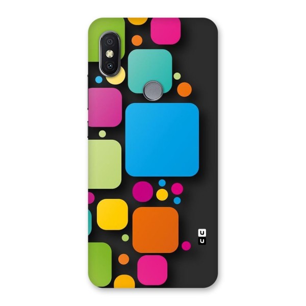 Color Boxes Abstract Back Case for Redmi Y2