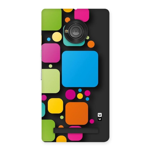 Color Boxes Abstract Back Case for Yu Yuphoria