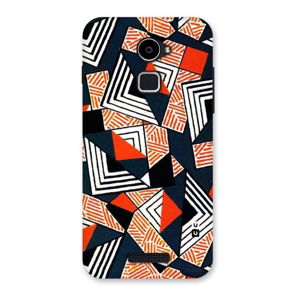 Colored Cuts Pattern Back Case for Coolpad Note 3 Lite