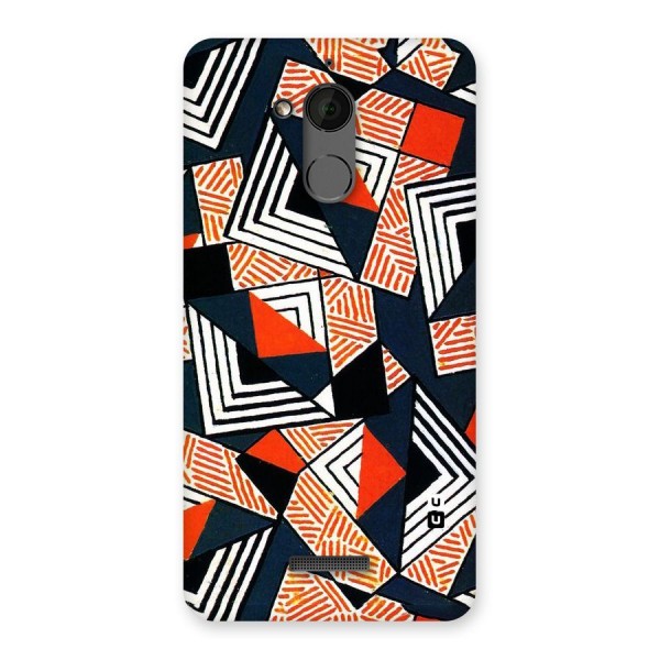 Colored Cuts Pattern Back Case for Coolpad Note 5