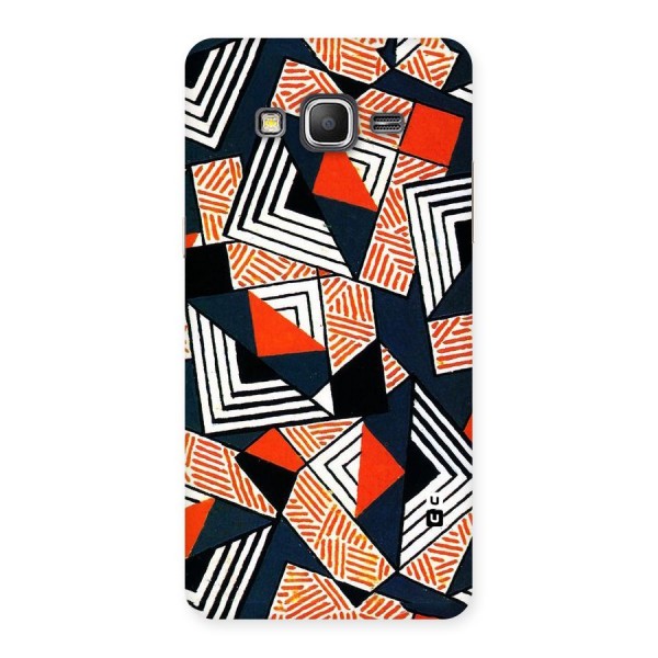 Colored Cuts Pattern Back Case for Galaxy Grand Prime