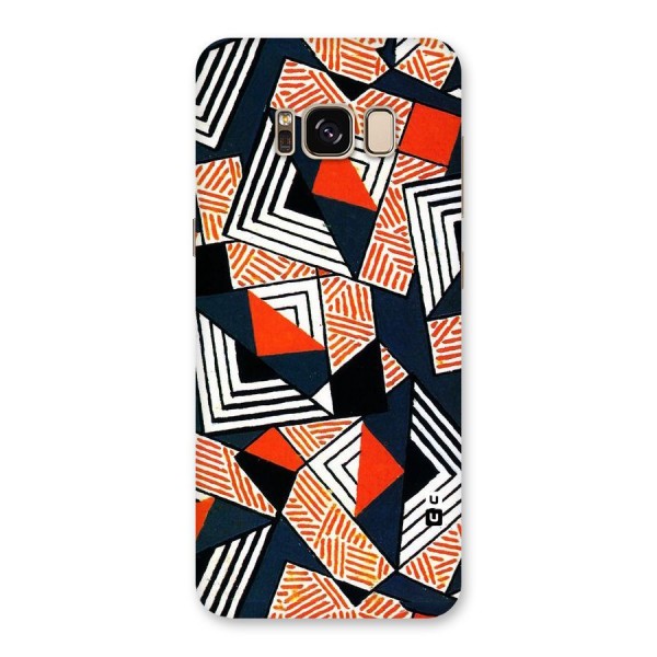 Colored Cuts Pattern Back Case for Galaxy S8