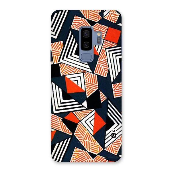Colored Cuts Pattern Back Case for Galaxy S9 Plus